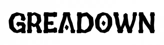 GREADOWN  Frei Schriftart Herunterladen
