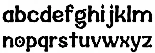 GREADOWN Font LOWERCASE