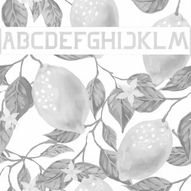 GREAT ADVENTURE-Inverse Font examples