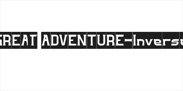 GREAT ADVENTURE-Inverse Logo