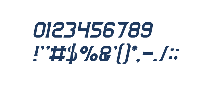 GREAT ADVENTURE Italic Other Characters