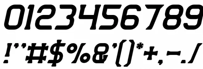 GREAT ADVENTURE Italic Font OTHER CHARS