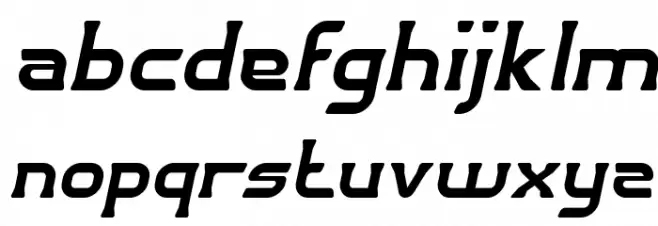 GREAT ADVENTURE Italic Font Litere mici