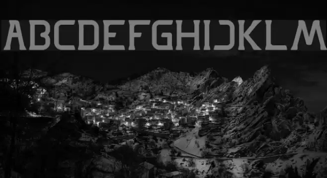 GREAT ADVENTURE-Light Font examples