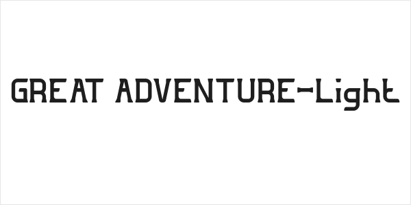 GREAT ADVENTURE-Light Logo