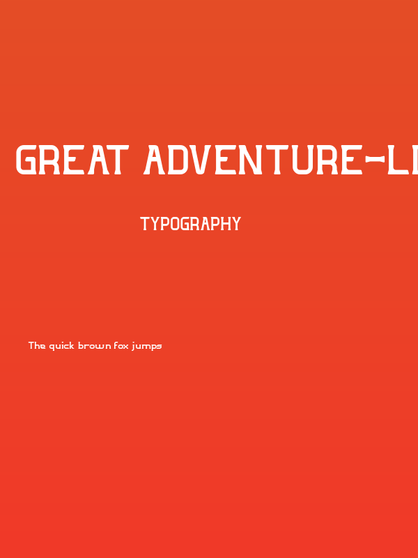 GREAT ADVENTURE-Light Poster