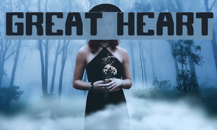 GREAT HEART Font examples