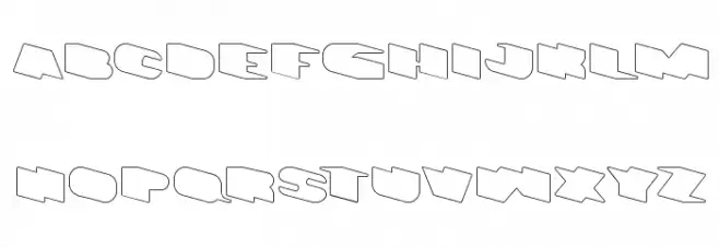 GREATEST VIEW-Hollow Font Litere mari