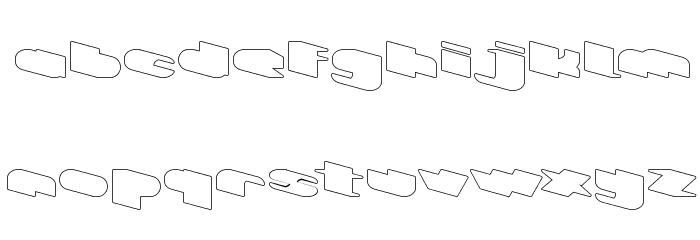 GREATEST VIEW-Hollow Font LOWERCASE