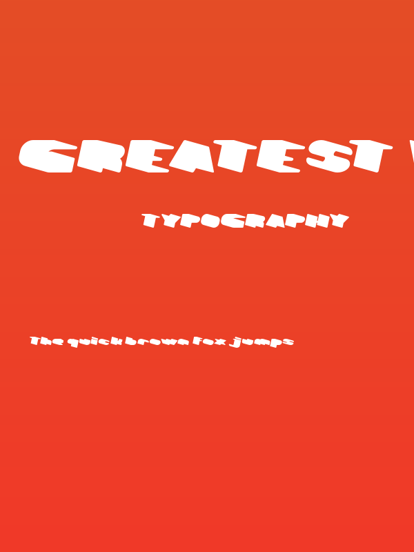GREATEST VIEW Italic Poster
