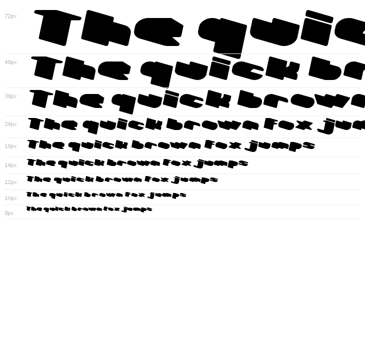 GREATEST VIEW Italic Waterfall