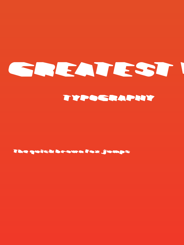GREATEST VIEW Italic Poster