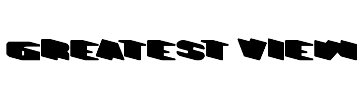 GREATEST VIEW  Free Fonts Download