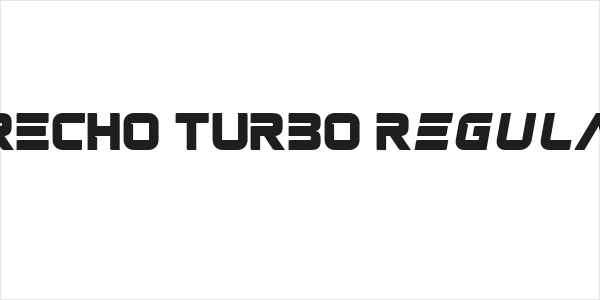GRECHO TURBO Regular Logo
