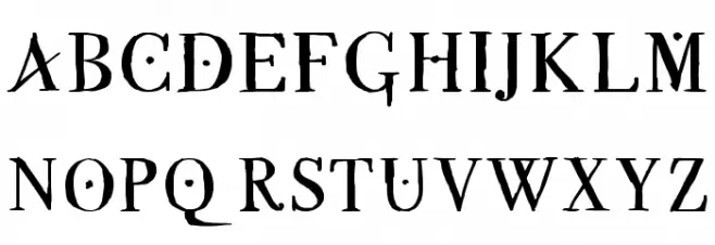 GRECOromanLubedWrestling フォント 大文字