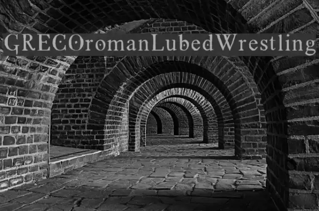GRECOromanLubedWrestling Font examples