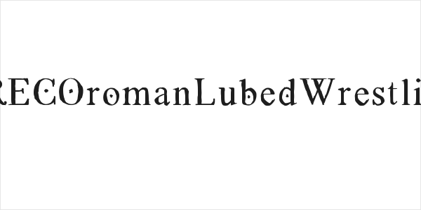 GRECOromanLubedWrestling Logo