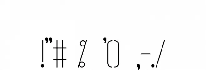 GREEN HOME Font OTHER CHARS