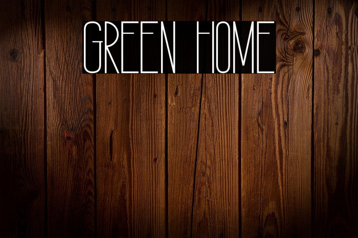GREEN HOME Example 3