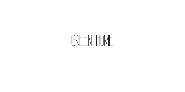 GREEN HOME Logo