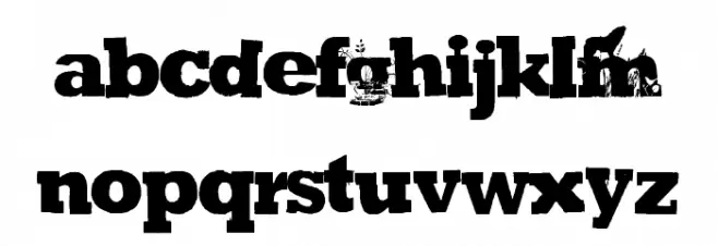 GREEN MIND TRIAL Font Litere mari