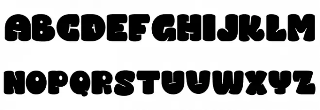 GREEN OCHA Regular フォント 大文字