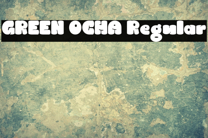 GREEN OCHA Regular Example 3