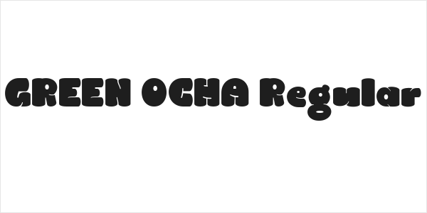 GREEN OCHA Regular Logo