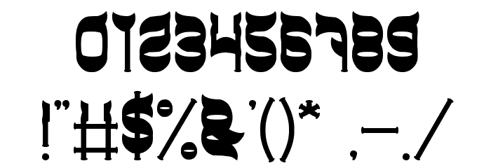 GREEN TEA Font OTHER CHARS
