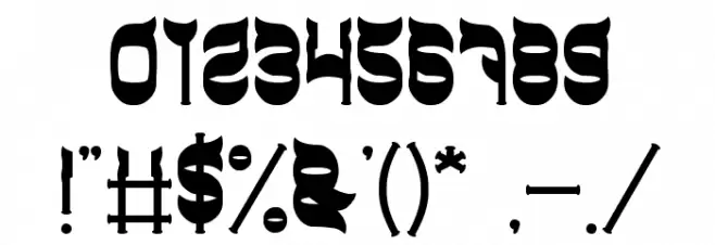 GREEN TEA Font OTHER CHARS