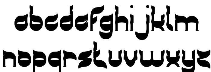 GREEN TEA Font LOWERCASE