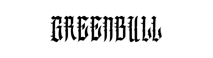 GREENBULL  Frei Schriftart Herunterladen