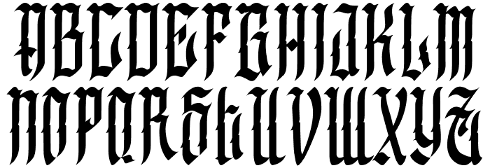 GREENBULL Font LOWERCASE