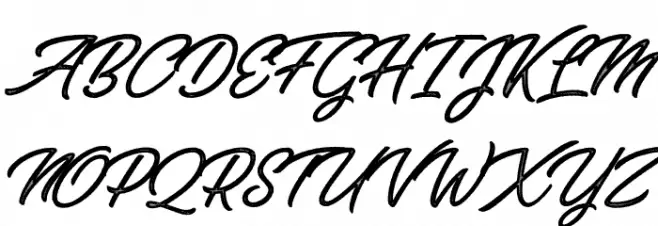 GREENFOOD PERSONAL USE Italic خط أحرف كبيرة