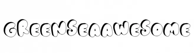GREENSEA Awesome  تنزيل الخطوط