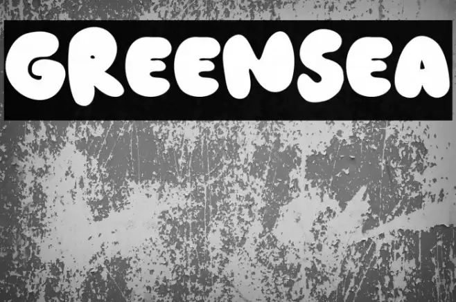 GREENSEA Font examples