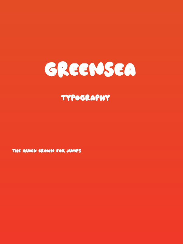 GREENSEA Poster