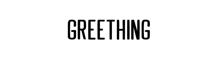 GREETHING  Descarca Fonturi Gratis