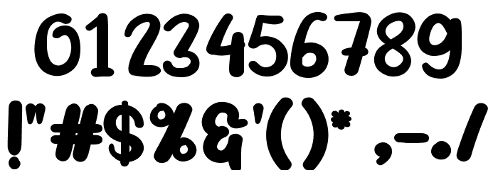 GREFY Font OTHER CHARS