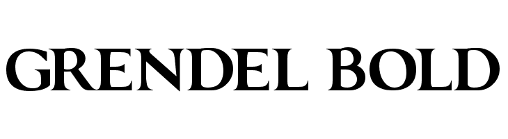 GRENDEL BOLD  नि: शुल्क फ़ॉन्ट्स डाउनलोड