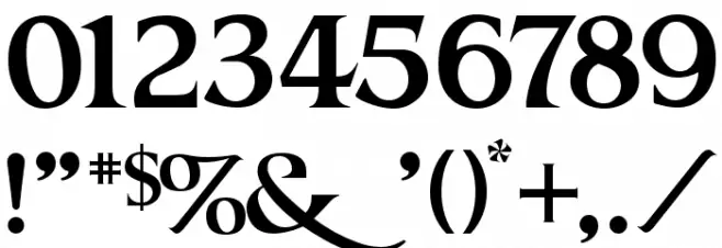 GRENDEL BOLD Font OTHER CHARS