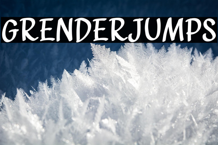 GRENDER JUMPS Example 1