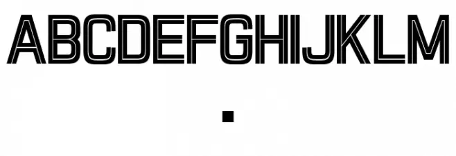 GRIDIRON Regular Font OTHER CHARS