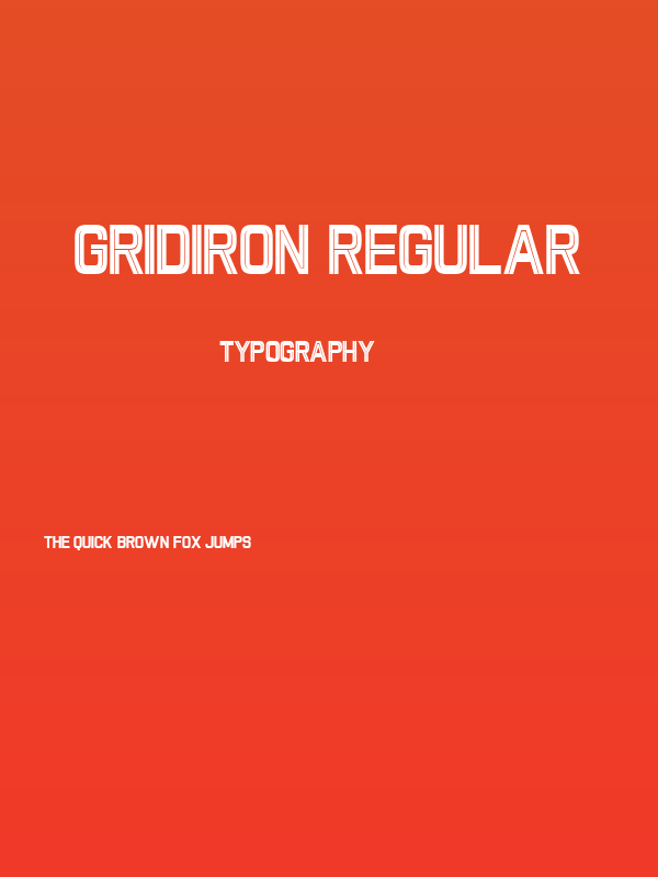 GRIDIRON Regular Poster