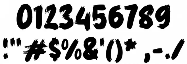 GRILLIN Font OTHER CHARS