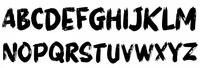 GRILLIN Шрифта ВЕРХНИЙ