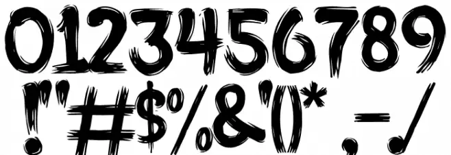 GRIMROAR Font OTHER CHARS