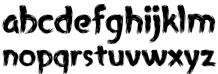 GRIMROAR Font LOWERCASE