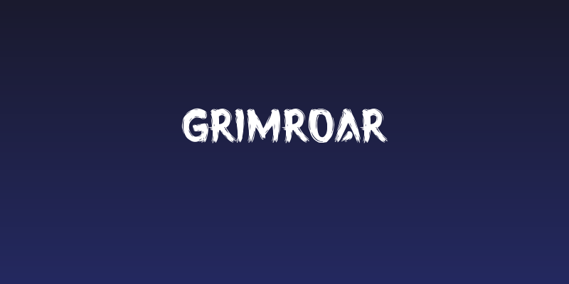 GRIMROAR Social Header