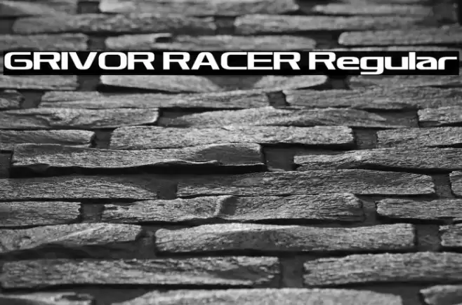 GRIVOR RACER Regular Fuentes examples